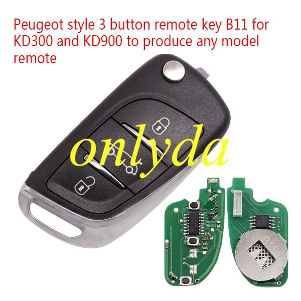 key DIY brand 3button remote key