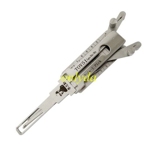 TOY51 lishi 2 in 1 decode and lockpick for ToyotaTOY51 lishi 2 in 1 decode and lockpick for Toyota