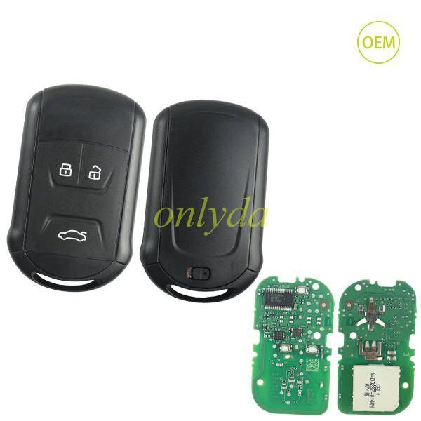 For  chery OEM smart 3 button remote key with 7953chip with 433mhz