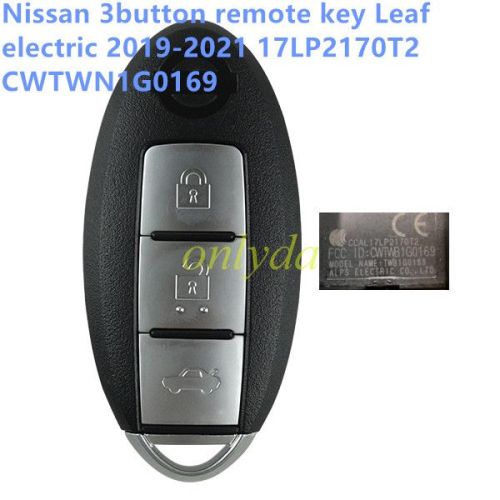 For Nissan 3button remote key Leaf electric 2019-2021              17LP2170T2 CWTWN1G0169