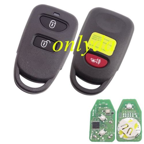 For OEM hyun 2+1B remote 315mhz OEM PCB and after market key shell