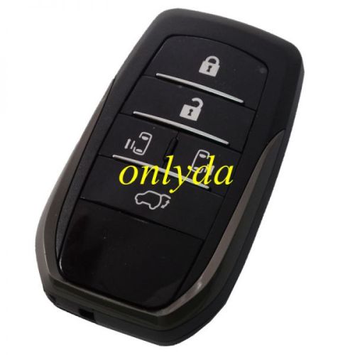 5 button remote key blank  with blade