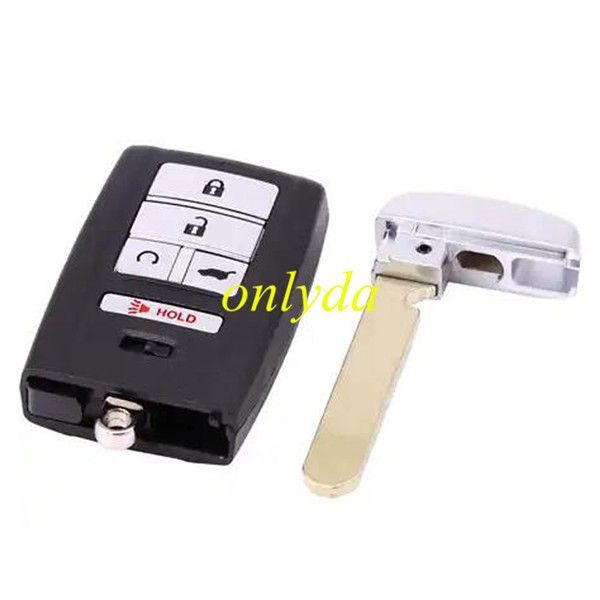 For 4+1 button  Remote Key blank with blade