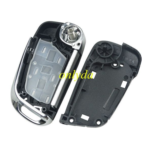 For modified  replacement key shell with 3 button with HU83 blade Without battery clip