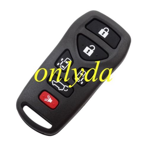 For Nissan 6 button remote key blank