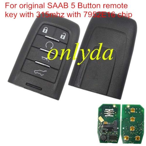 For  OEM 5 Button   315 mhz with 7952E16 chip