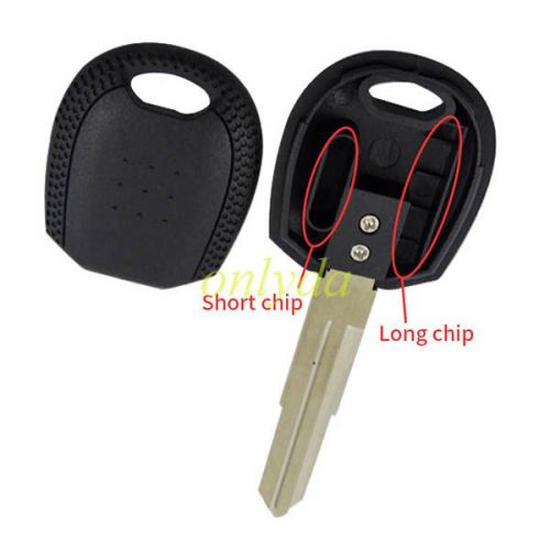 For kia transponder key blank with left blade