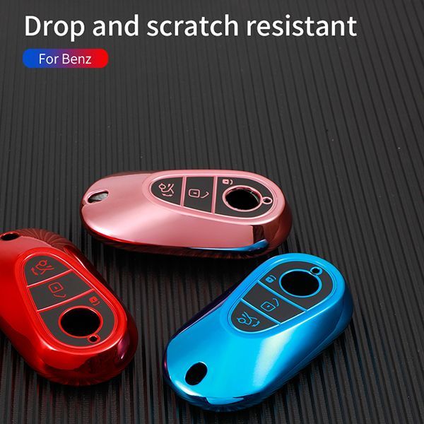 For Benz 3 button TPU protective key case,please choose the color