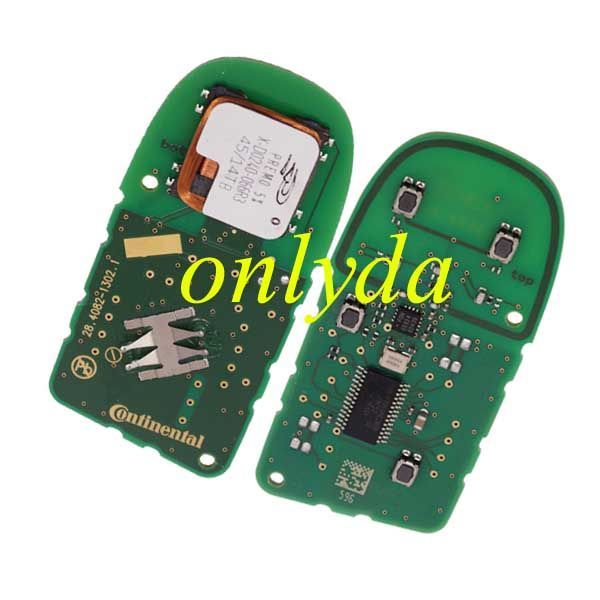 For OEM GM 2 button remote key with 434MHZ