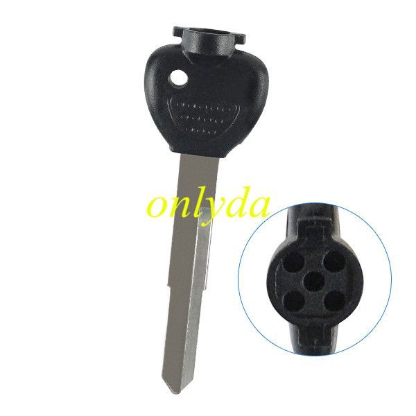 For yamaha motorcycle transponder key blank with left blade