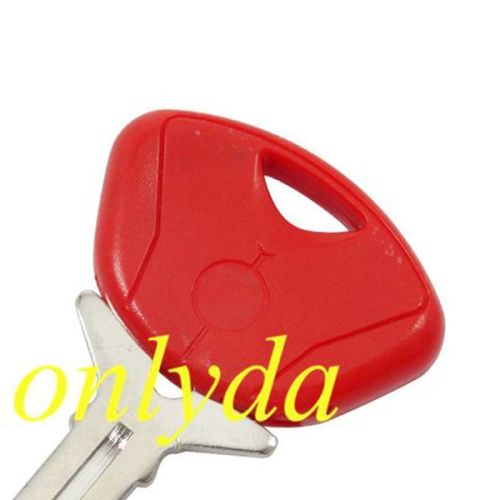 For BMW Motrocycle key blank(red color),with unremovable printed badge