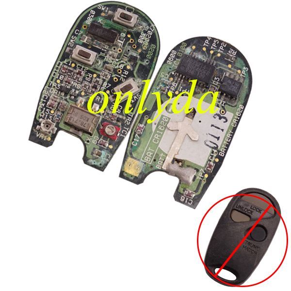 For   OEM Nissan 3 button remote key with 315mhz  PCB only