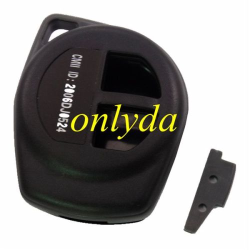 For 2 button remote key blank