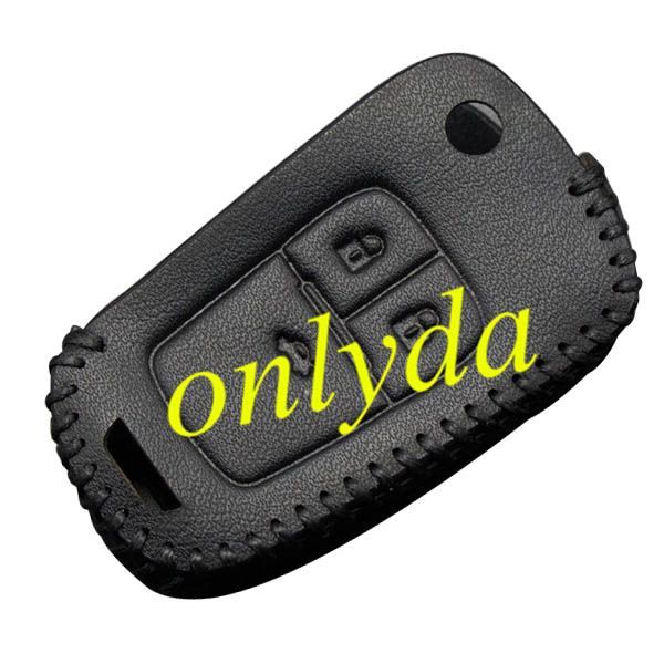 For Buick 3 button  button key leather case used EXCELLE   Chevrolet, Cruze, AVEO, CAPTIVA, Malibu,TRAX,ect.