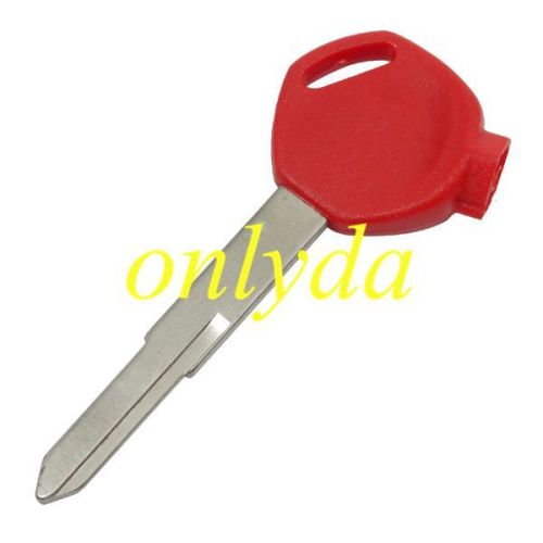 For Honda-Motor bike key blank with left blade,with unremovable printed badge