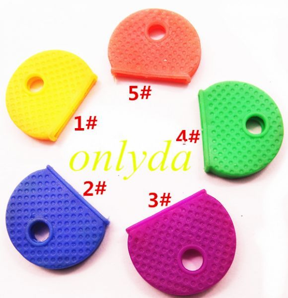 House key cover set, 500pcs/bag the color is mixing  (Red, Blue, Pink,Green,Yellow)