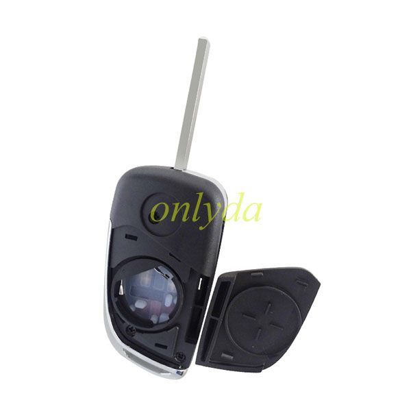 For modified 4+1 button folding remote control key shell with hu100 blade