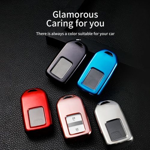 For Honda TPU protective key case  black or red color, please choose
