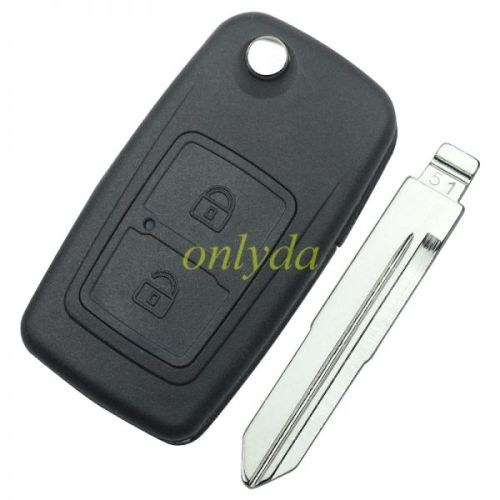 For Chery 2 button  remote key blank
