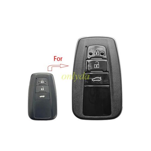For  Toyota keyless 3 button remote key  2017 Corolla, Ralink Smart Card,with 433mhz,4A chip                   PCB number 2000