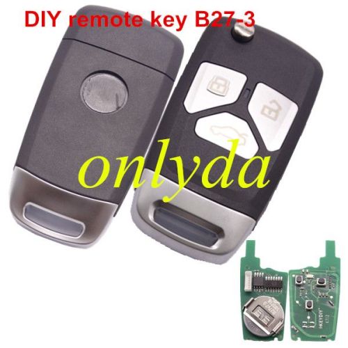 keyDIY brand 3 button keyDIY remote B27-3