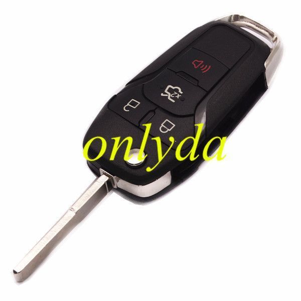 For 3+1 button remote  key with Hitag pro chip-315mhz  with HU101 blade FCCID:N5F-A08TAA  made in KYZD