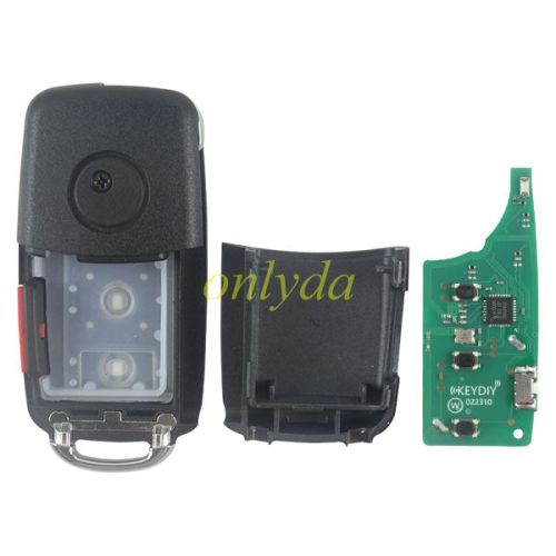 KEYDIY Remote key 3+1 button ZB202 smart key for KD-X2 and KD MAX