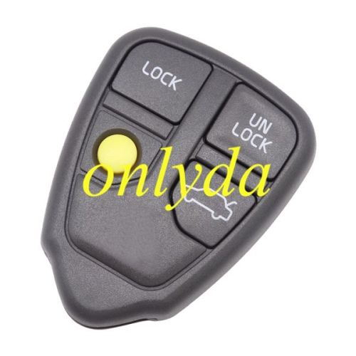 For Volvo 4 button remote   key shell