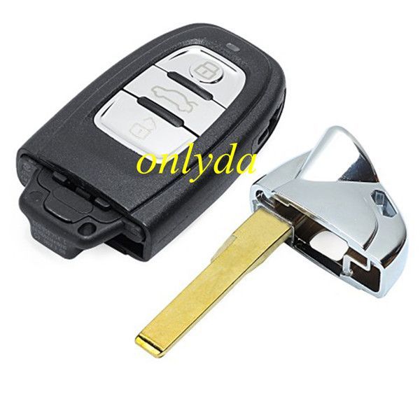 For Audi 3 button flip modified key shell