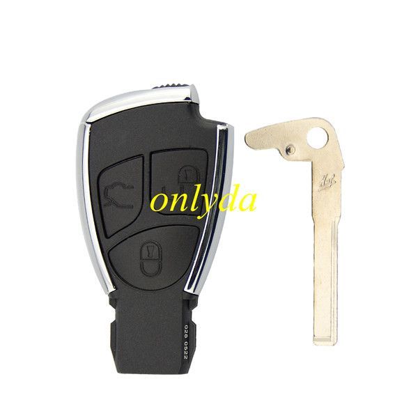 For uprade 3 button Remote car key shell   Class Alarm Cover w203 w211 w204 Replacement Car key Fob shell