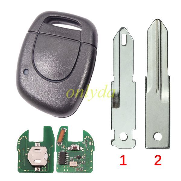 For Renault remote key  with original 7946 chip 434mhz, for  Symbol,Clio II,Kango IIClio ,KangoII   before 2000 year