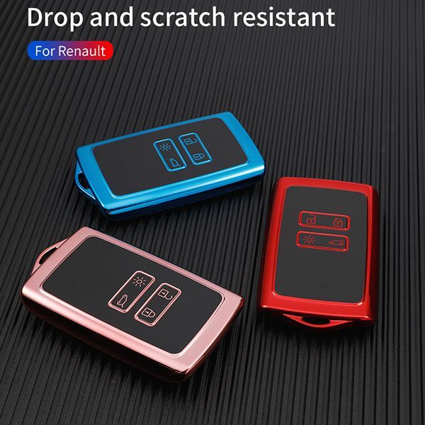 For Renault 2 button  TPU protective key case, please choose  the color