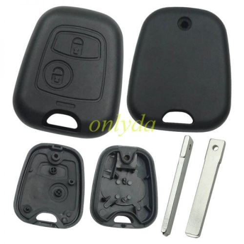 For Citroen 2 button remote key without LO