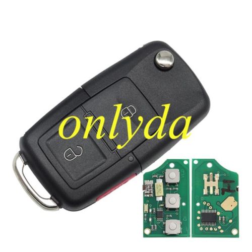 For  VW remote with315mhz  2+1 button F1-315-B5-2+1