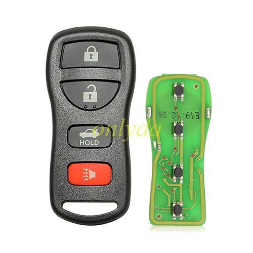 For XHORSE XKNI00EN  Nissan Separate Type 4 Buttons Universal Wired Remote Key