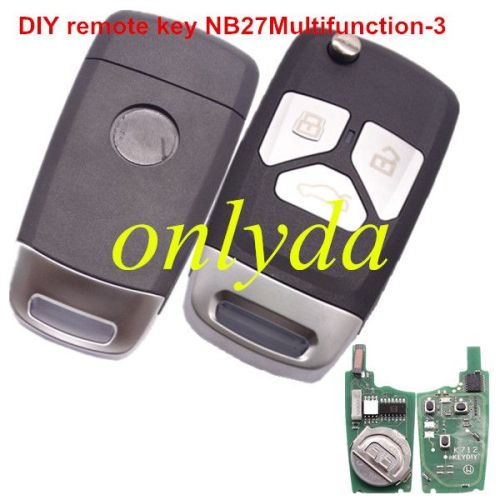 keyDIY brand 3 button keyDIY remote NB27 Multifunction-3