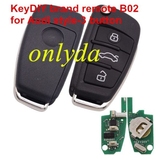 keyDIY brand 3 button remote key B02