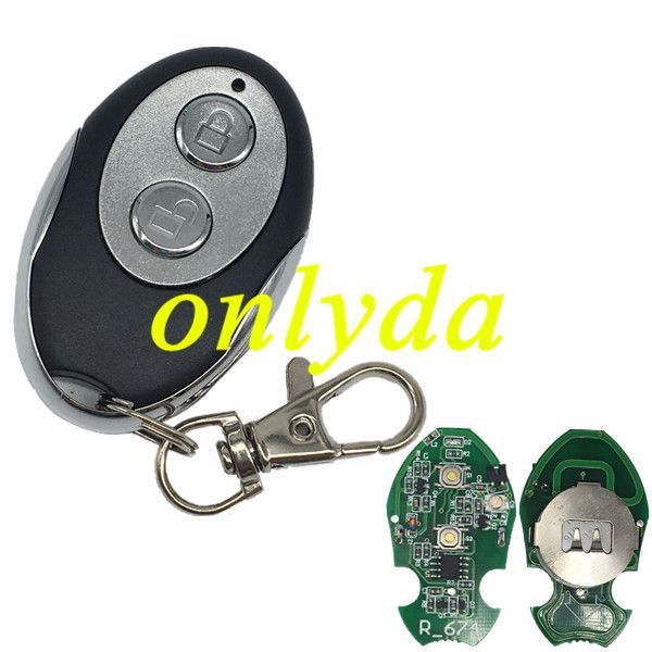 For face to face 2 button remote key