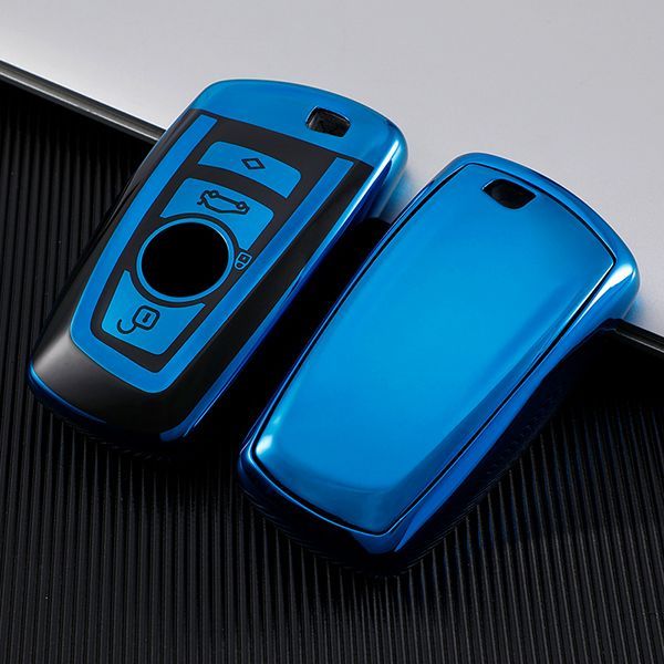 For BMW 5series、525li、520li、3series、GT320li、7series、4series、1series、X3、X4 4 button TPU protective key case , please choose the color