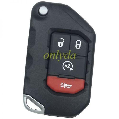 For Jeep 3+1button remote key blank