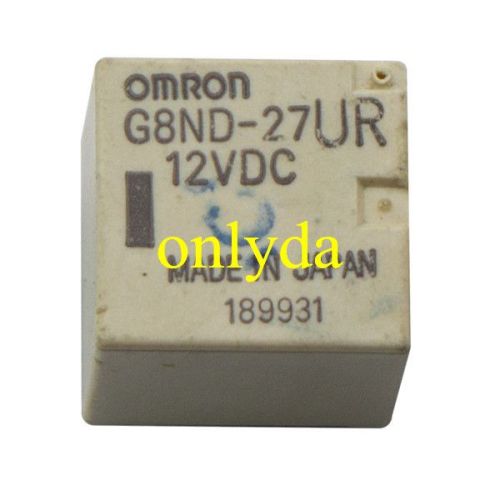 G8ND-27UR window lift relay 12VDC double coil one open and one closed