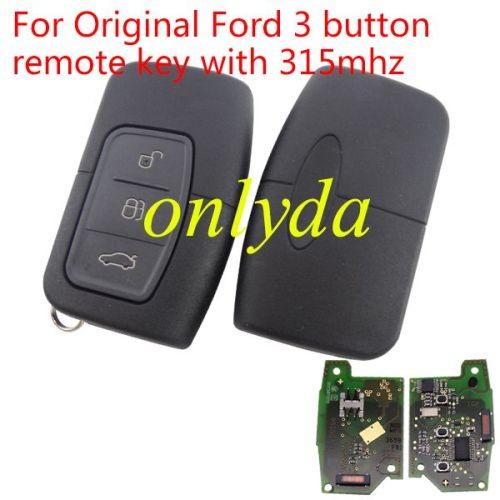 For OEM Ford 3 button remote key with 315mhz 5L17 01  3M5T-15K601-EA