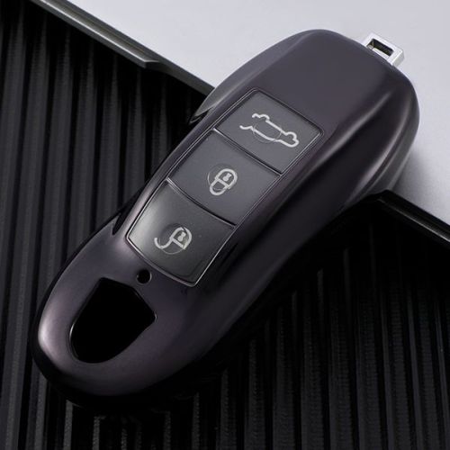 For Porsche TPU protective key case  black or red color, please choose