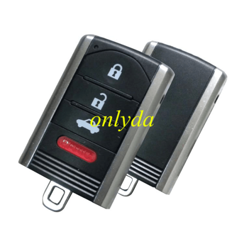 For 3+1button remote Key Shell without blade