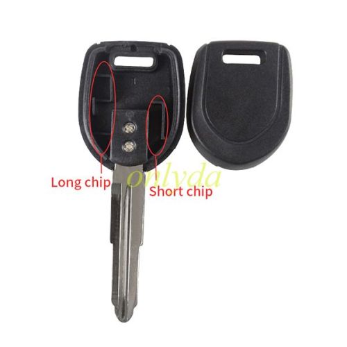 For Mitsubishi transponder key balnk （with right blade) without badge