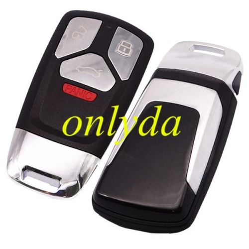 For Audi 3+1 button remote key blank with blade
