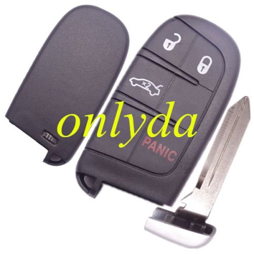 For  GM 3+1 button flip remote key shell with blade