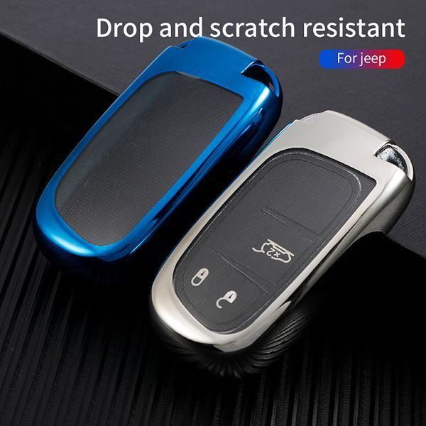 For Jeep  Guide/Free Light/Freeman/Grand Cherokee/Grand Commander TPU protective key case , please choose the color