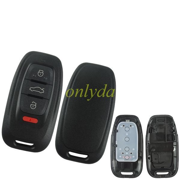 For Audi 4 button modify remote key shell, the button is very soft