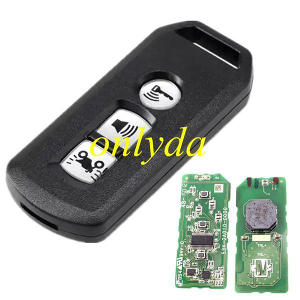 For Honda motor 3 button  smart remote KYDZ for   K01  2016-2017 SH150 PCX FSK 433MHZ47 chip